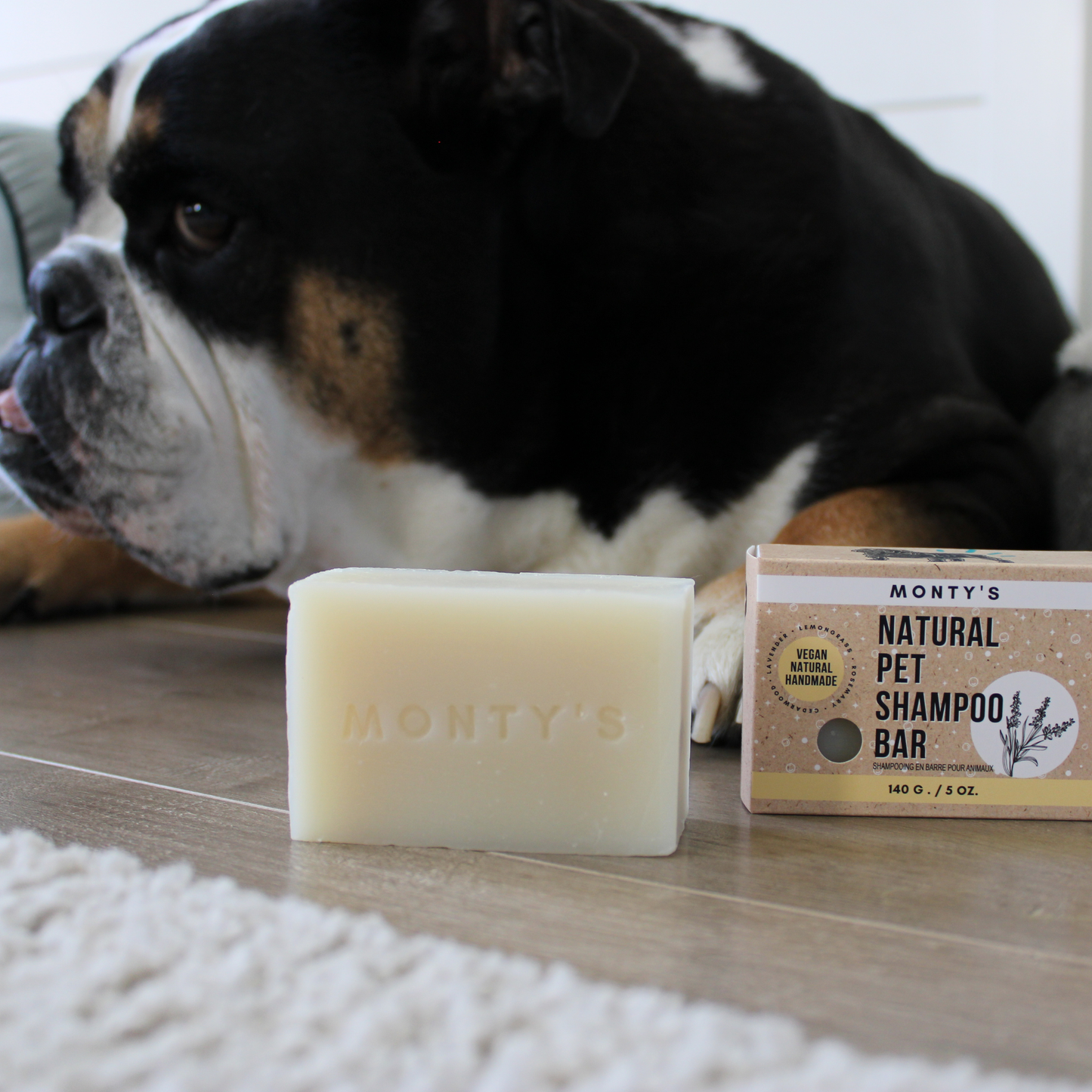 Barre de shampoing naturelle pour chiens et chats 🍁