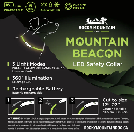 Collier de sécurité LED pour chien 🍁