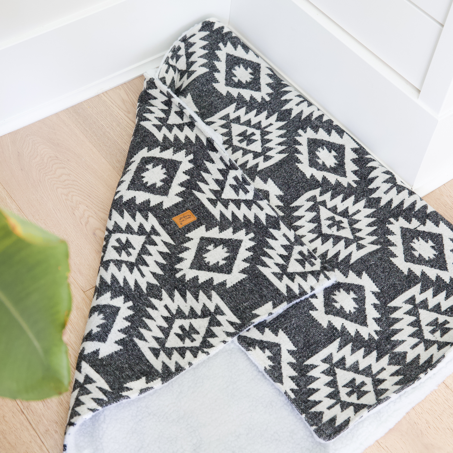 Couverture de laine réversible avec doublure Sherpa - Premium 🍁