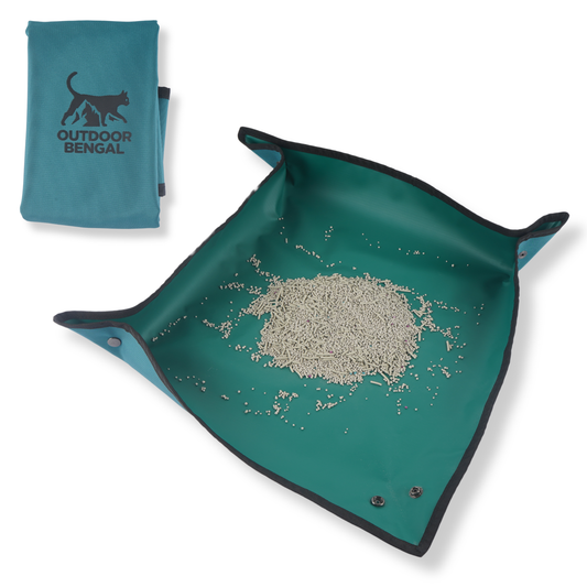 Kit de voyage Outdoor Bengal pour chats – bac à litière portable et sac étanche