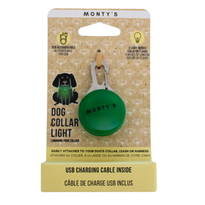 Collier/harnais lumineux pour chien rechargeable par USB 🍁