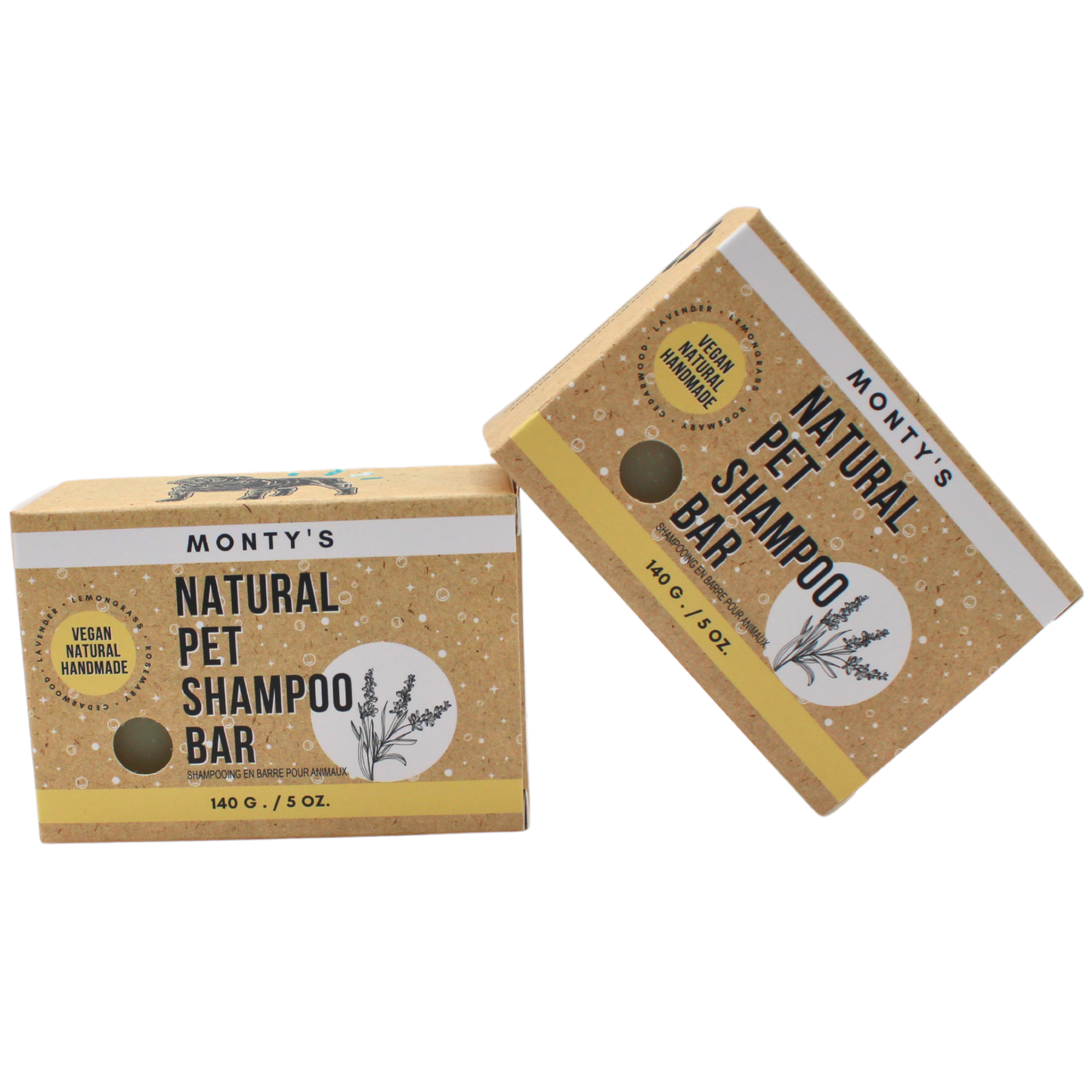 Barre de shampoing naturelle pour chiens et chats 🍁
