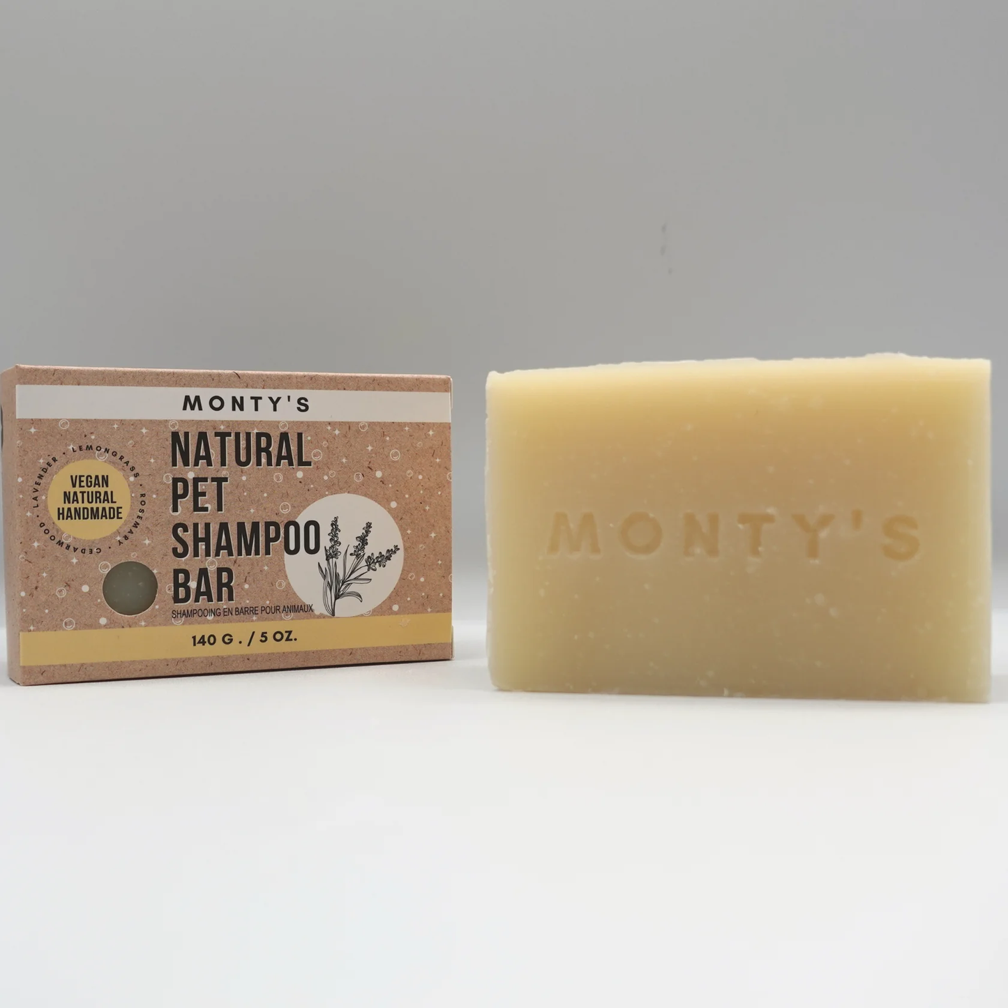 Barre de shampoing naturelle pour chiens et chats 🍁