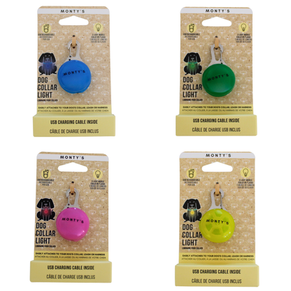 Collier/harnais lumineux pour chien rechargeable par USB 🍁