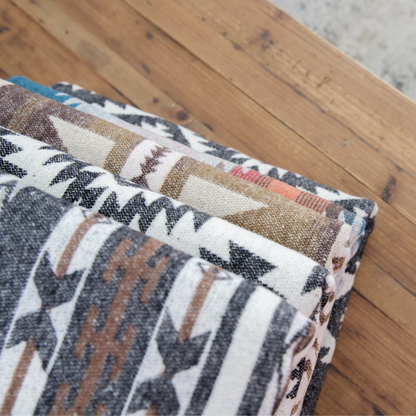 Couverture de laine réversible avec doublure Sherpa - Premium 🍁